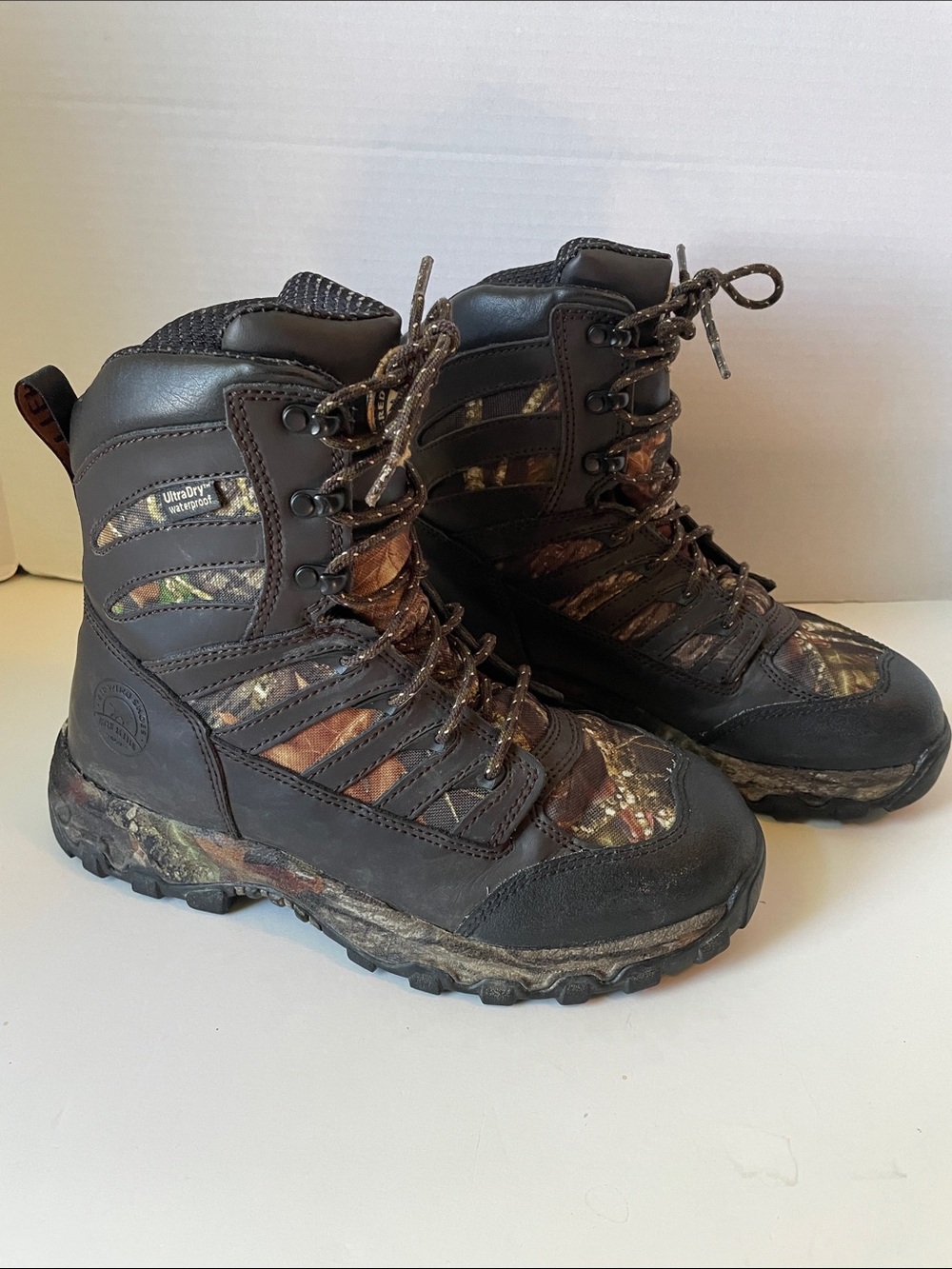 Irish Setter  Red Wing Women's Size 8 .5  Camouflage Hunting Boots  1000 grams